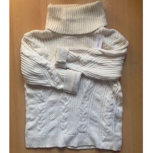 Banana Republic Cable Knit Turtleneck Sweater
